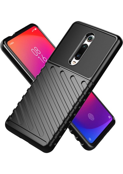 Xiaomi Redmi K20/MI 9T/K20 Pro/mi 9t Pro-Black Için Twill Doku Yumuşak Tpu Telefon Kapağı (Yurt Dışından)