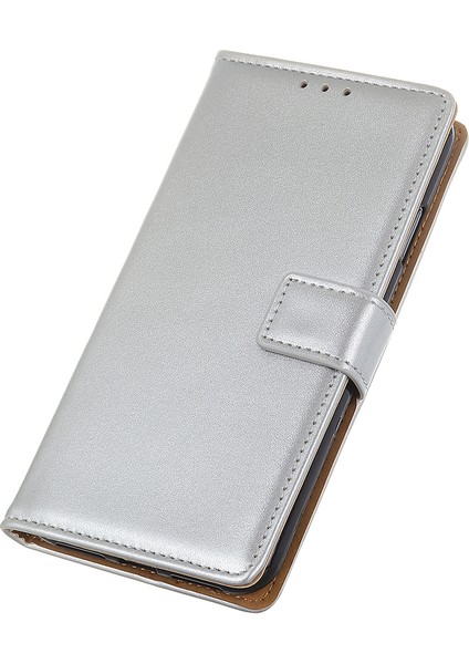 Cüzdan Deri Stand Kabuğu Xiaomi Redmi Note 8 Pro-Silver Için (Yurt Dışından) fırsatları