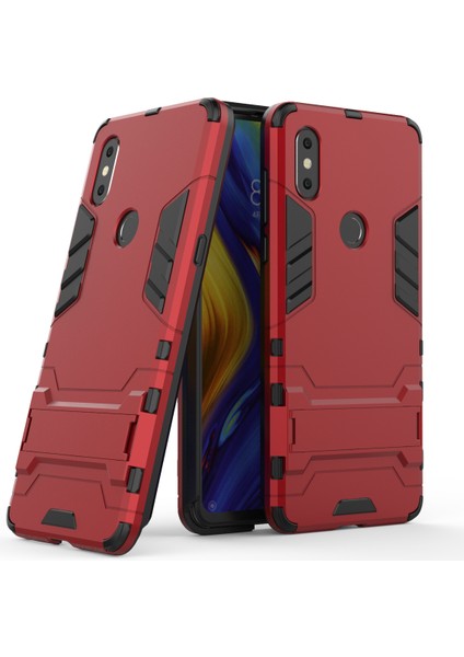 Serin Koruma Plastik Tpu Hibrid Kapak Xiaomi Mi Mix 3/mix 3 5g-Kırmızı (Yurt Dışından)