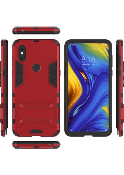 Serin Koruma Plastik Tpu Hibrid Kapak Xiaomi Mi Mix 3/mix 3 5g-Kırmızı (Yurt Dışından)