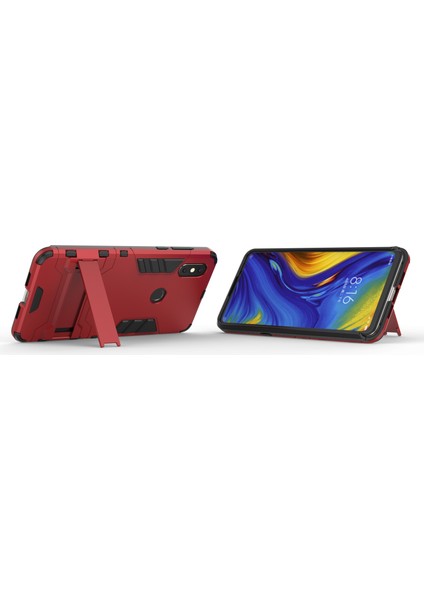 Serin Koruma Plastik Tpu Hibrid Kapak Xiaomi Mi Mix 3/mix 3 5g-Kırmızı (Yurt Dışından)