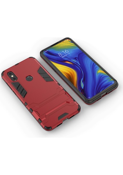 Serin Koruma Plastik Tpu Hibrid Kapak Xiaomi Mi Mix 3/mix 3 5g-Kırmızı (Yurt Dışından)