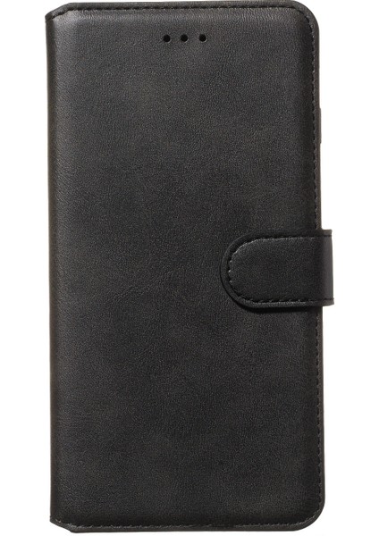 Deri Stand Telefon Kılıfı Xiaomi Redmi Için Kart Yuvaları Not 7/note 7 Pro (Hindistan)/not 7s-Black (Yurt Dışından)