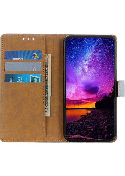 Xiaomi Redmi Note 8 Pro-Black Için Cüzdan Deri Standı Kabuklu (Yurt Dışından)