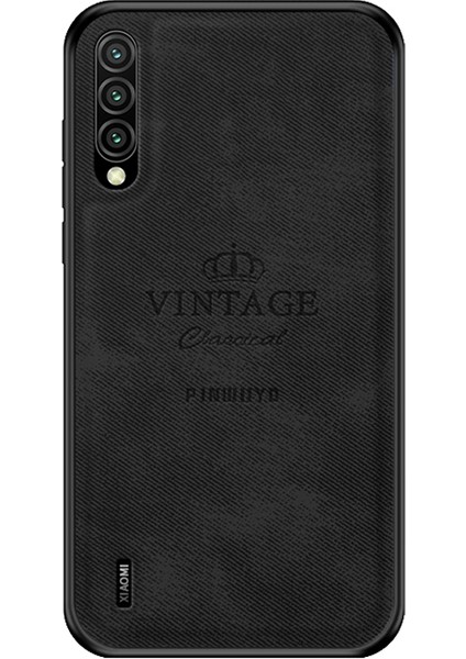 Onurlu Seri Drop Anti Drop Hafif Ince Deri Kaplamalı Pc+Tpu Combo Kılıf Xiaomi Mi Cc9/cc9 Meitu Edition/9 Lite-Black (Yurt Dışından)