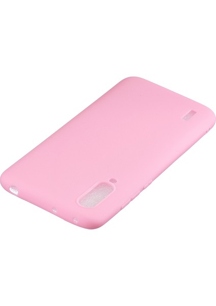 Candy Renk Xiaomi Mi Cc9/ Mi Cc9 Meitu Edition/ Mi 9 Lite-Pink Için Şeker Renk Yumuşak Tpu Telefon Kapak Kılıfı (Yurt Dışından)