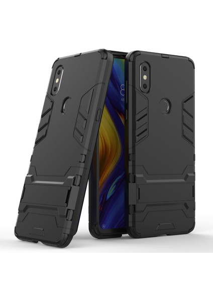 Xiaomi Mi Mix 3/mix 3 5g-Black Için Serin Koruma Plastik Tpu Hibrit Kılıf (Yurt Dışından)