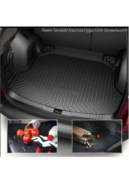 Ford Connect (Cepli) 2010 Modeli Için Özel Uyumlu Bagaj Havuzları