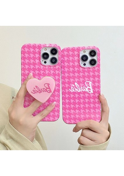 Iphone x/xs Için Barbie Desenli Telefon Kılıfı - Pembe (Yurt Dışından)