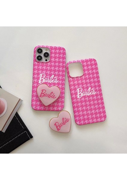 Iphone x/xs Için Barbie Desenli Telefon Kılıfı - Pembe (Yurt Dışından)