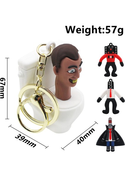 Figürlü Anahtarlık - Beyaz (Yurt Dışından) fiyatları