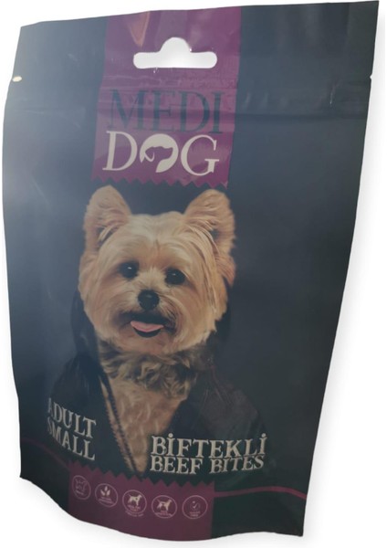 Şekersiz Biftekli Küçük Irk Köpek Ödül Maması 80 G