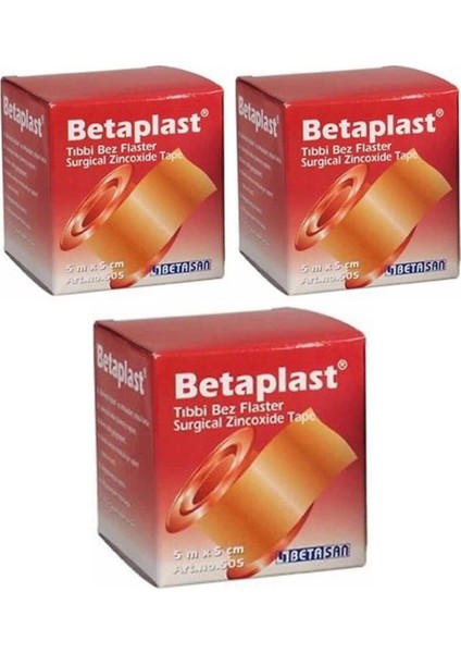 Betaplast - Bez Flaster 5cmx5mt Ref :505 - 3 Adet