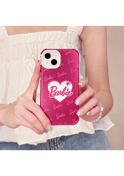 Iphone 11 Için Barbie Desenli Telefon Kılıfı - Kırmızı (Yurt Dışından)