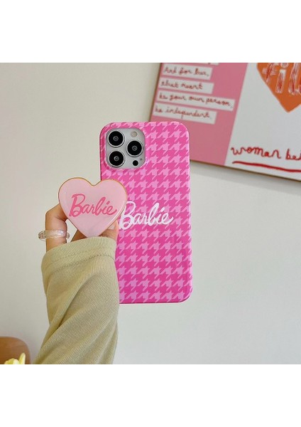 Iphone 12 Için Barbie Desenli Telefon Kılıfı - Pembe (Yurt Dışından)