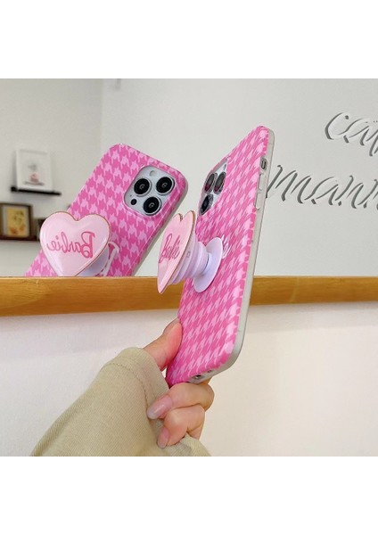 Iphone 12 Için Barbie Desenli Telefon Kılıfı - Pembe (Yurt Dışından)