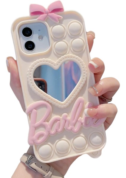 Iphone 6/7/8p Için Barbie Desenli Telefon Kılıfı - Beyaz (Yurt Dışından)