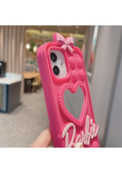 Iphone 6/7/8p Için Barbie Desenli Telefon Kılıfı - Kırmızı (Yurt Dışından)