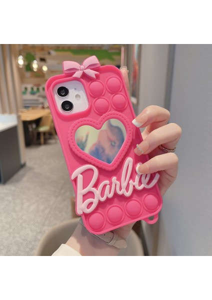 Iphone 6/7/8p Için Barbie Desenli Telefon Kılıfı - Kırmızı (Yurt Dışından)