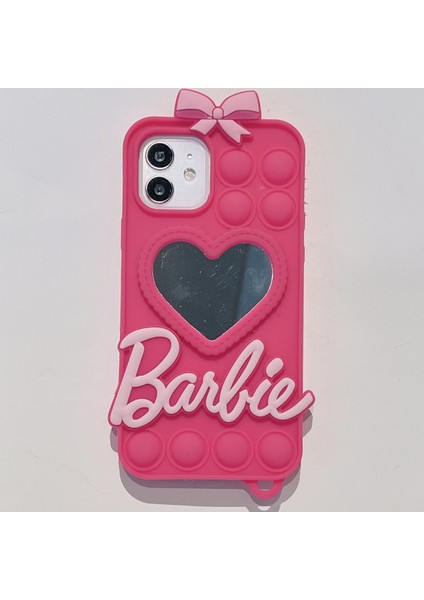 Iphone 6/7/8p Için Barbie Desenli Telefon Kılıfı - Kırmızı (Yurt Dışından)