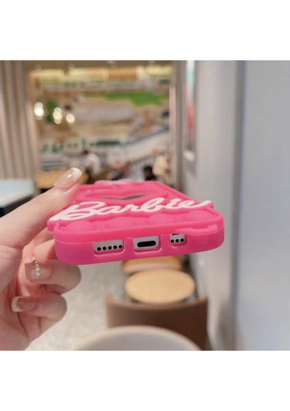 Iphone 11 Pro Max Için Barbie Desenli Telefon Kılıfı - Kırmızı (Yurt Dışından)