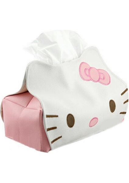 Deri Havlu Kutusu - Beyaz (Yurt Dışından)