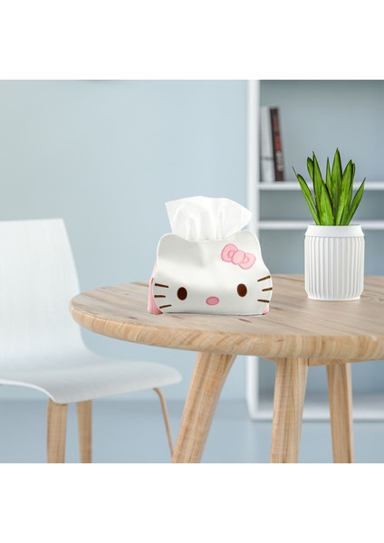 Deri Havlu Kutusu - Beyaz (Yurt Dışından) fırsatları