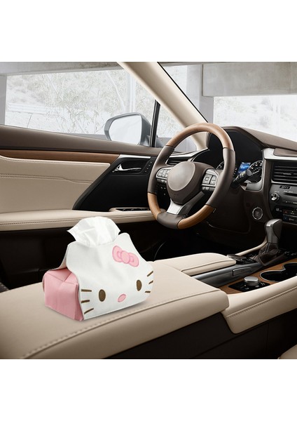 Deri Havlu Kutusu - Beyaz (Yurt Dışından) indirimleri