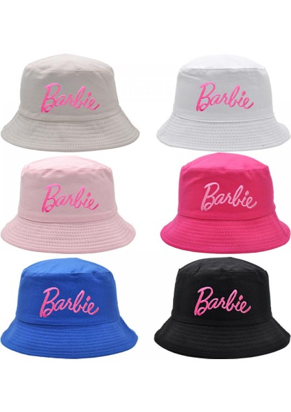 Prenses Figürlü Balıkçı Şapka - Pembe (Yurt Dışından)