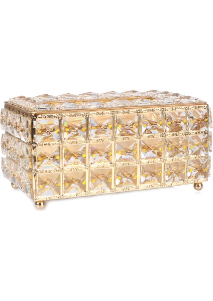 Kristal Havlu Kutusu - Altın (Yurt Dışından)