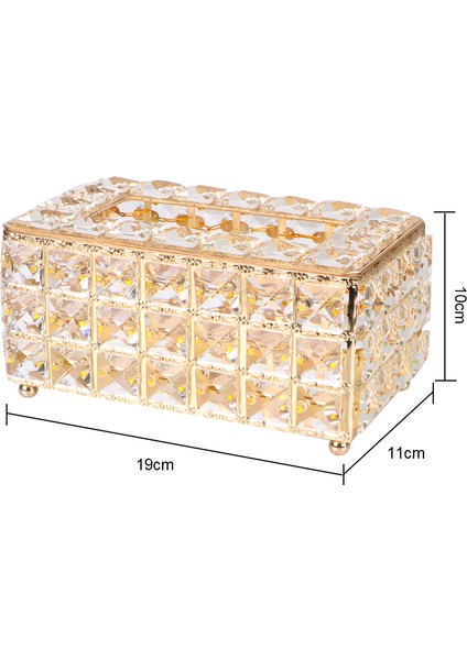 Kristal Havlu Kutusu - Altın (Yurt Dışından) fırsatları