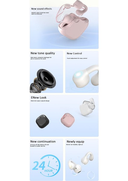 Kablosuz Kulak Içi Bluetooth Kulaklık Klipsli - (Yurt Dışından) modelleri