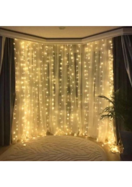 Kumandalı 8 Ayrı Moda Sahip 3MX3M Perde LED 3 Metre ( 3 mt x 3 mt ) Perde LED Peri LED USB fiyatları