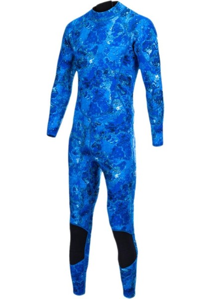 3mm Neopren Wetsuit Tüplü Dalış Geri Fermuar Sıcak Tam Takım Xxl (Yurt Dışından)