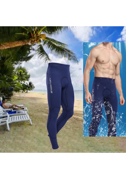 Mens Wetsuit Pantolon Neopren Sörf Için 2 mm Sıcak Tut (Yurt Dışından)