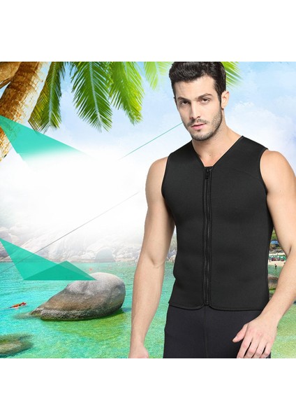 3mm Erkek Ceket Wetsuit Yüzmek Siyah Şnorkel Sörf Hızlı Kuru Xxl (Yurt Dışından) modelleri