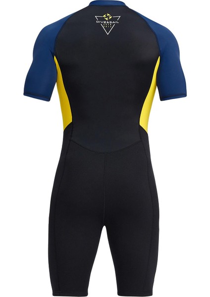 Shorty Wetsuit 1.5mm Neopren Kısa Örf Dalış Spearfishing Için L Sarı (Yurt Dışından) fiyatları