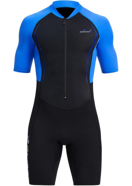 Dalış Spearfishing Için Shorty Wetsuit 1.5mm Neopren Kısa Kollu (Yurt Dışından) indirimleri