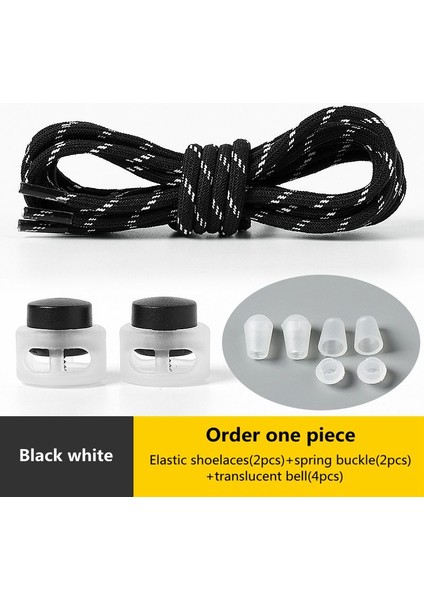 Tie Shoelace Elastic Round Lock Shoe Çocuklar Yetişkinler Yok (Yurt Dışından)