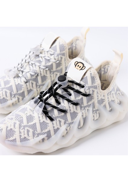 Tie Shoelace Elastic Round Lock Shoe Çocuklar Yetişkinler Yok (Yurt Dışından)