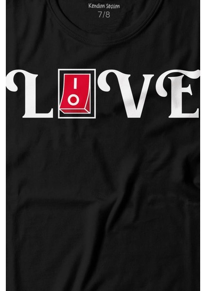 Love Live Tipografi Anahatar Baskılı Tişört Çocuk T-Shirt fiyatları