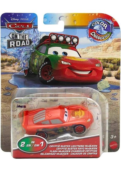 Dısney Cars Color Changers Cryptıd Buster Lıghtnıng Mcqueen On The Road Cerenu.a.s.m. modelleri