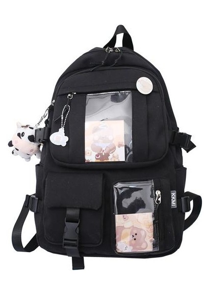 Büyük Kapasiteli Çok Bölmeli Sırt Çantası - Siyah (Yurt Dışından)