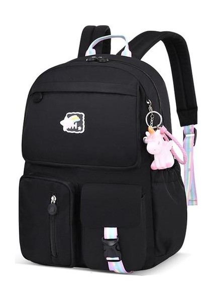 Büyük Kapasiteli Çok Bölmeli Sırt Çantası - Siyah (Yurt Dışından)