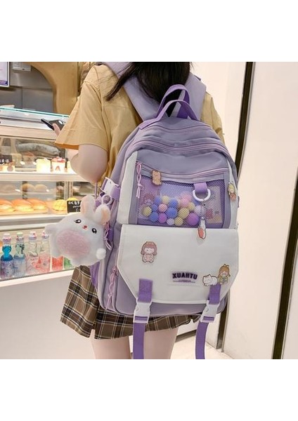 Çok Bölmeli Büyük Kapasiteli Sırt Çantası - Mavi (Yurt Dışından) fiyatları