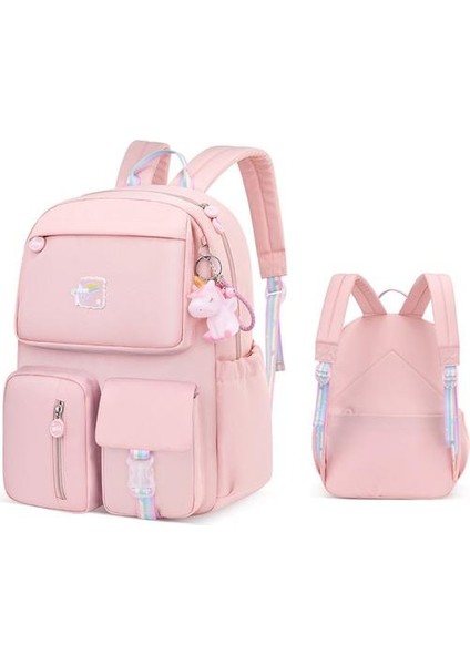 Büyük Kapasiteli Çok Bölmeli Sırt Çantası - Pembe (Yurt Dışından) modelleri