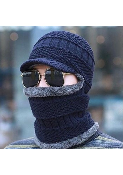 Kış Örme Balaclava Bere Şapka (Yurt Dışından)