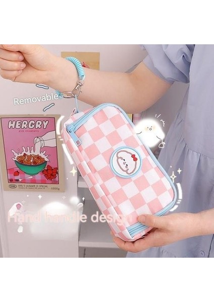 Büyük Kapasiteli Kalem Kutusu - Pembe (Yurt Dışından) modelleri