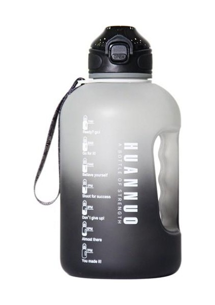 2200ML Taşınabilir Büyük Kapasiteli Plastik Bardak T Varil Spor Su Isıtıcısı Spor Su Bardağı Açık Ölçek ile Bardak (Yurt Dışından)