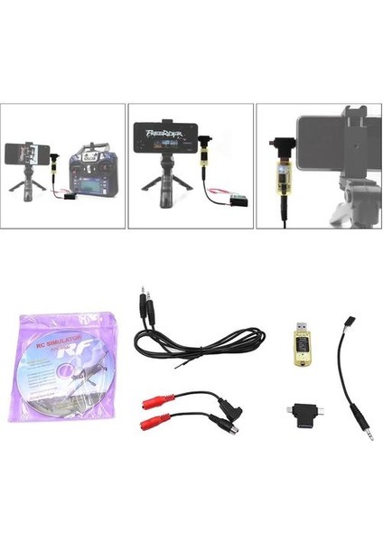 Phoenix Aerofly Xtr Fms Için Kablosuz Rc Uçuş Simülatörü 8 1 USB Kablosu (Yurt Dışından)